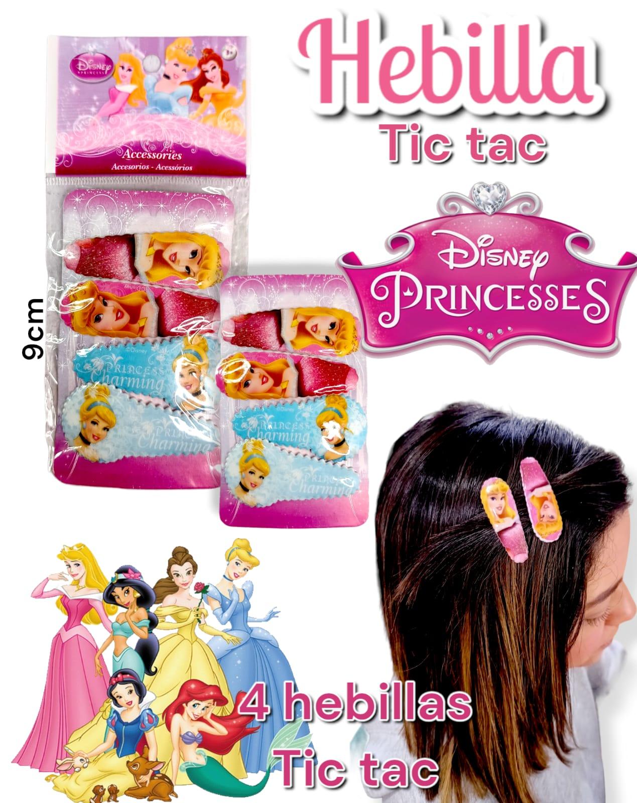 Hebillas Princesas Tic Tac X4